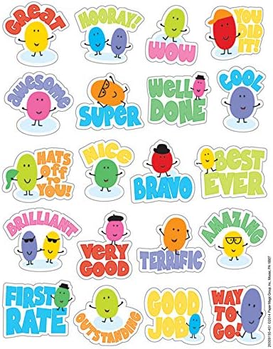 Eureka Jelly Beans Stickers, Scented (650915)
