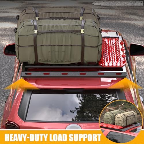 Full Size Roof Rack Cargo Basket Compatible with 2010-2024 Toyota 4Runner 5th Gen