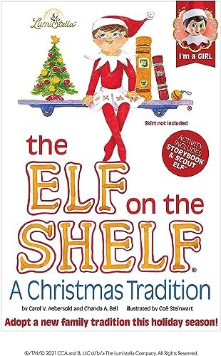 Elf on the Shelf: A Christmas Tradition (Blue-Eyed Girl Scout Elf)