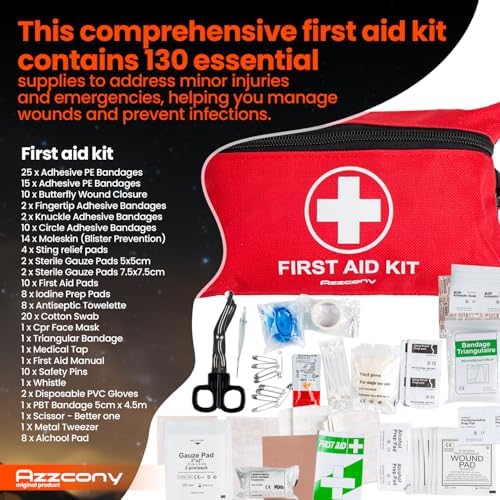 Emergency Survival Kit with First Aid Gears and Supplies - EDC Go Bugout Bag - Get Home Backpack for Camping Outdoor - Tactical Military Molle Pouch Grade - Gift for Man Woman