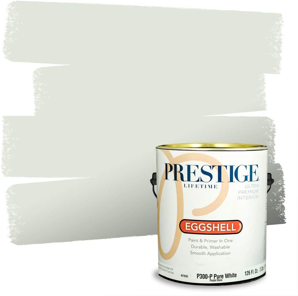 PRESTIGE Paints Exterior Paint and Primer In One, 1-Gallon, Semi-Gloss, Comparable Match of Sherwin Williams* Shamrock*
