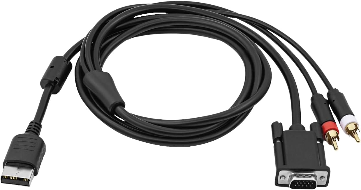 Mcbazel VGA AV Audio Video Cable for Sega Dreamcast