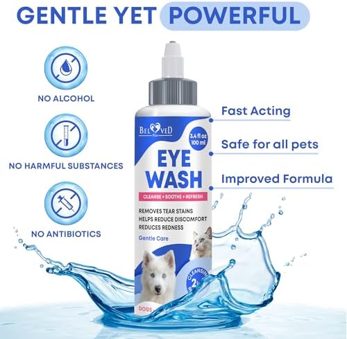 Dog Eye Drops & Eye Infection Treatment for Dogs and Cats – Soothe Infection & Allergy, Relieve Dry Eyes & Pink Eye