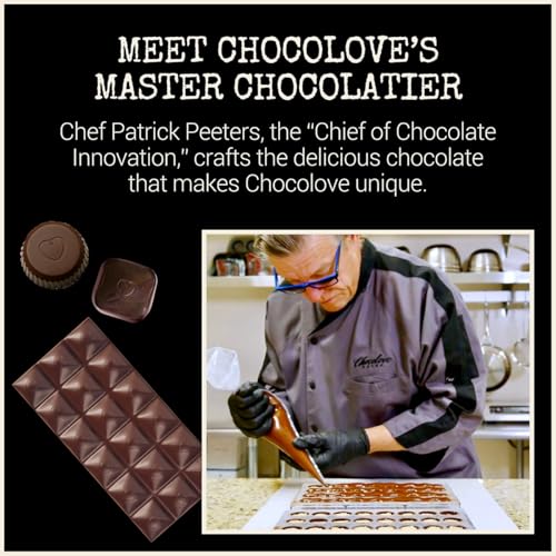 Chocolove Strong Dark Chocolate Bars | 70% Cocoa | Strong & Smooth Premium Dark Chocolate | Rainforest Alliance Certified, Non-GMO