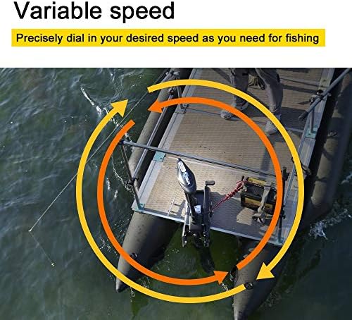 Haswing Bow Mount Trolling Motor 55lbs 48in with Remote, Quick Release | Fresh & Saltwater Ready, 164ft Wireless Remote Range, White, Fits Boats up to 19ft, Req 13.7 x 8" Flat Mount Surface