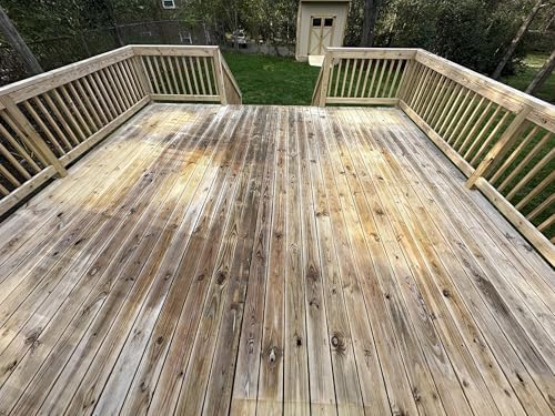 Restore-A-Deck Wood & Deck Cleaner – Cleans Gray, Dirty & Weathered Exterior Surfaces Before Staining – Deck Restoration Cleaner for Wood Decks