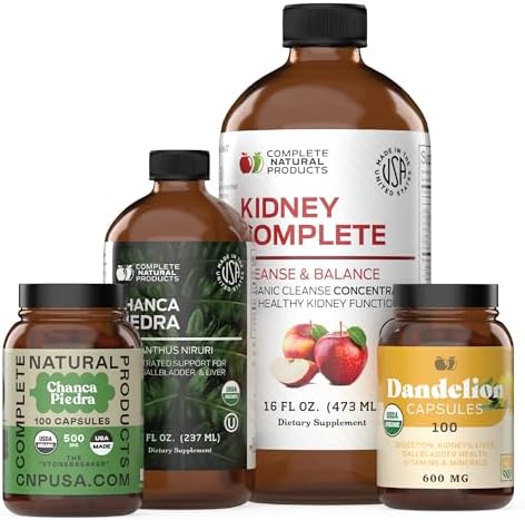CNP | Kidney Complete Bundle - ACV Lemon, Chanca Piedra Cleanse Detox Aid