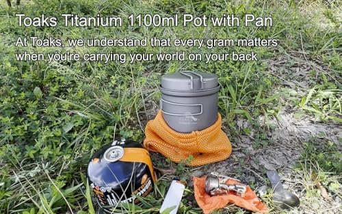 TOAKS Titanium 1100ml Pot with Pan