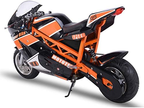 MotoTec 1000w 48v Electric Superbike Black