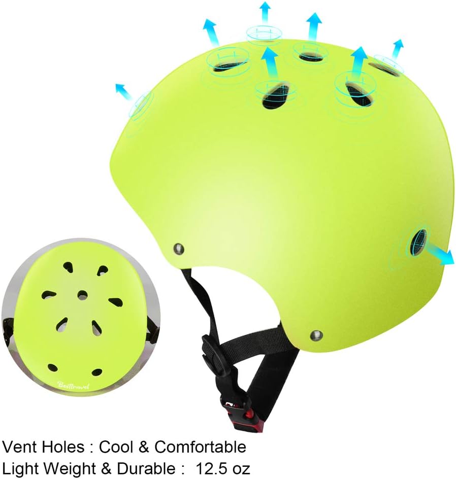 Besttravel Kids Helmet, Toddler Adjustable Kids Ages 3-8 Years Old Boys Girls Multi-Sports Safety