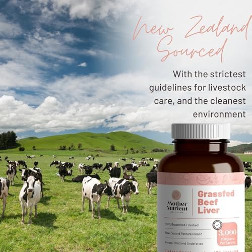 Grass Fed Beef Liver Capsules from Pasture-Raised New Zealand Beef Organs