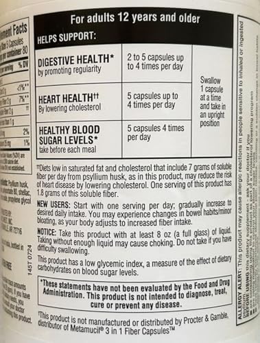 Member's Mark Fiber Capsules 2Pack (400 Count) Liquids, Toothpaste, etc. for at Least