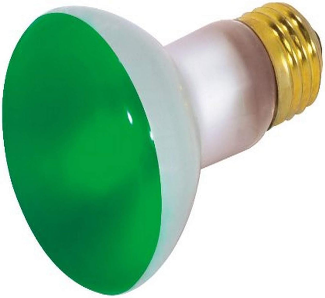 Satco S4424 100 Watt BR38 Incandescent 120 Volt Medium Base Light Bulb, Red