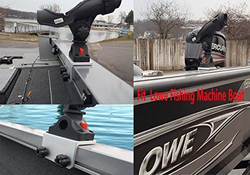 Brocraft Power Lock Rod Holder for 90 Degree Boat and Versatrack Track Systems