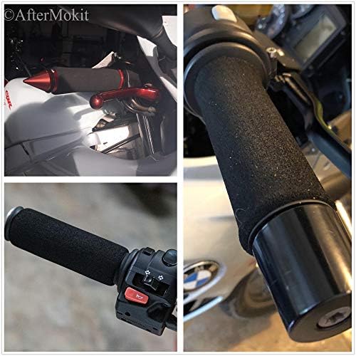 Grip Covers for Big Hands Thicken Your Grips Snug Fit Over 1.2-1.4 inch Grips on Harley BMW Yamaha Honda Kawasaki Suzuki Triumph Can-Am Spyder 5