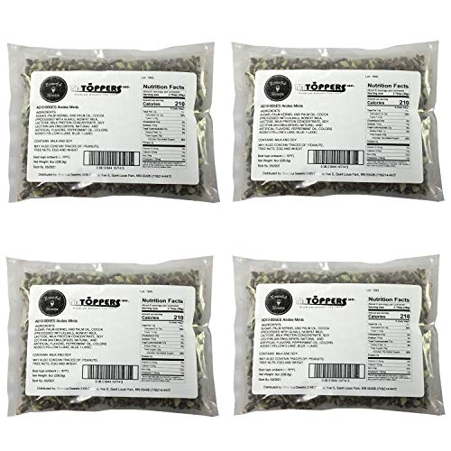 Andes Mints Chopped Candy 2 LBS – Mint Chocolate Bits for Ice Cream, Yogurt, Desserts – Bulk Toppings for Sundae Bars, Party Treats, Frozen Sweets