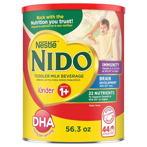 Nido NESTLE Kinder 1+ Powdered Milk Beverage 1.76 lb. Canister