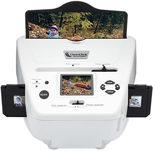 ClearClick Digital Photo, Slide, and Film Scanner With 4 GB Memory Card & Editing Software