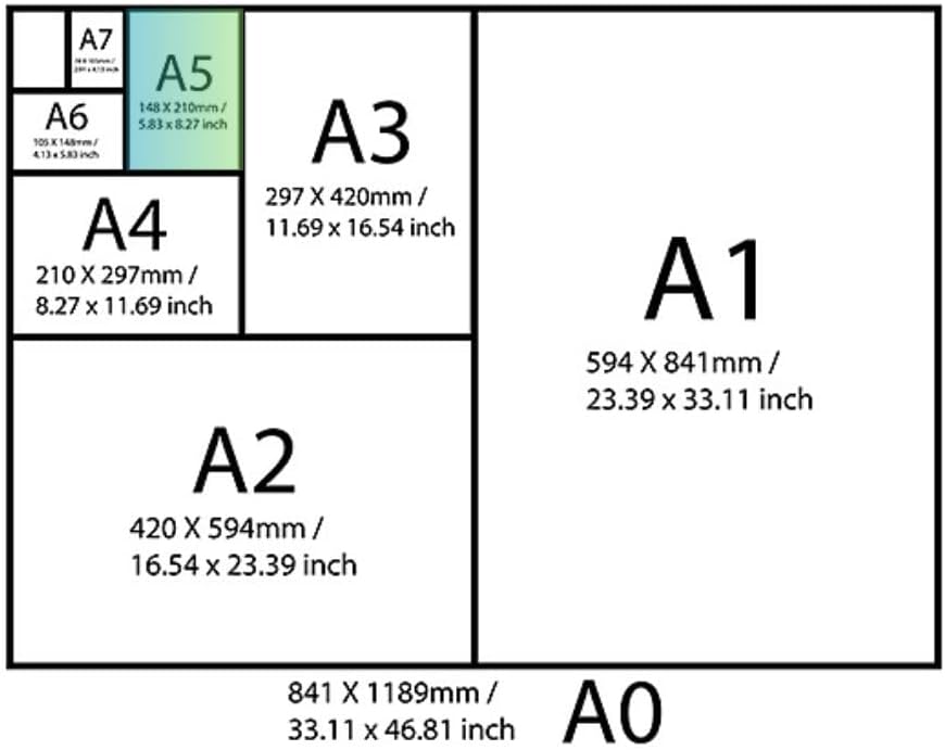Double A Brand Premium A5 Printer Paper - 80 GSM - No Holes/Not Punched - 500 Sheets / 1 Ream