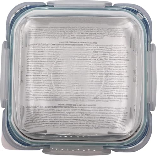 Snapware Snapware 6cup total solution rectangle food storage container glass, 9.3 Ounce (1112403) | Snapware glass container, 6‑cup size, BPA‑free lid, 4 locking tabs, microwave safe, freezer safe, dishwasher safe, 1112403