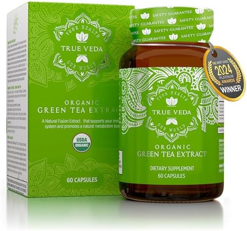 USDA Organic Green Tea Extract, Natural EGCG, Low Caffeine