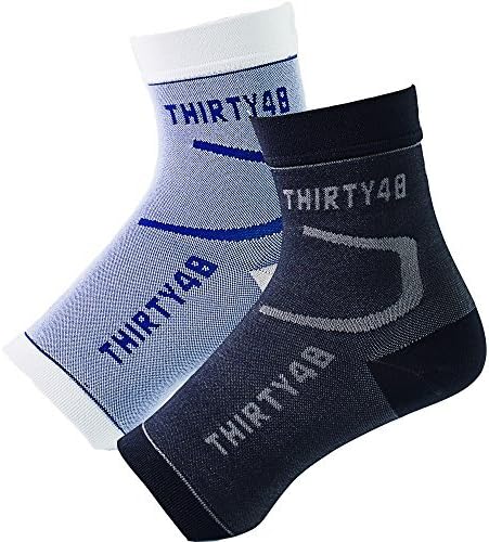 Plantar Fasciitis 20-30 mmHg Ankle Compression Socks, Foot Brace | Increase Blood Circulation, Relieve Arch Pain, Reduce Foot Swelling, Achilles Tendonitis, Open Toe Stabilizing Sleeve Wrap