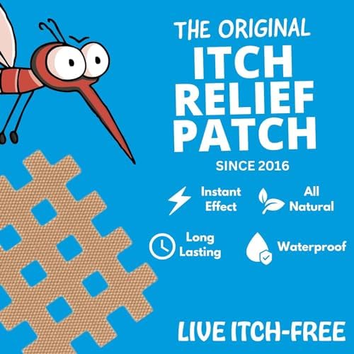 Moskinto The Original Mosquito Itch Relief Patches for Kids & Adults, Bug Bite Patches Soothe Swelling & Itching, Anti Itch Bug Bite Relief
