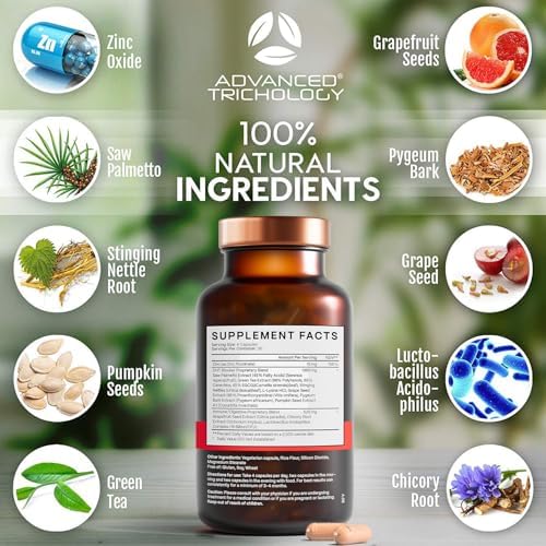 DHT Blocker - Hair Growth Supplement for Genetic Thinning for Men and Women | Guaranteed