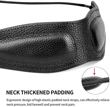 BestSounds Rinastore Saxophone Strap Genuine Leather Sax Neck Strap with Soft Thick Pad for Soprano Tenor Alto Sax and Clarinets Oboes1