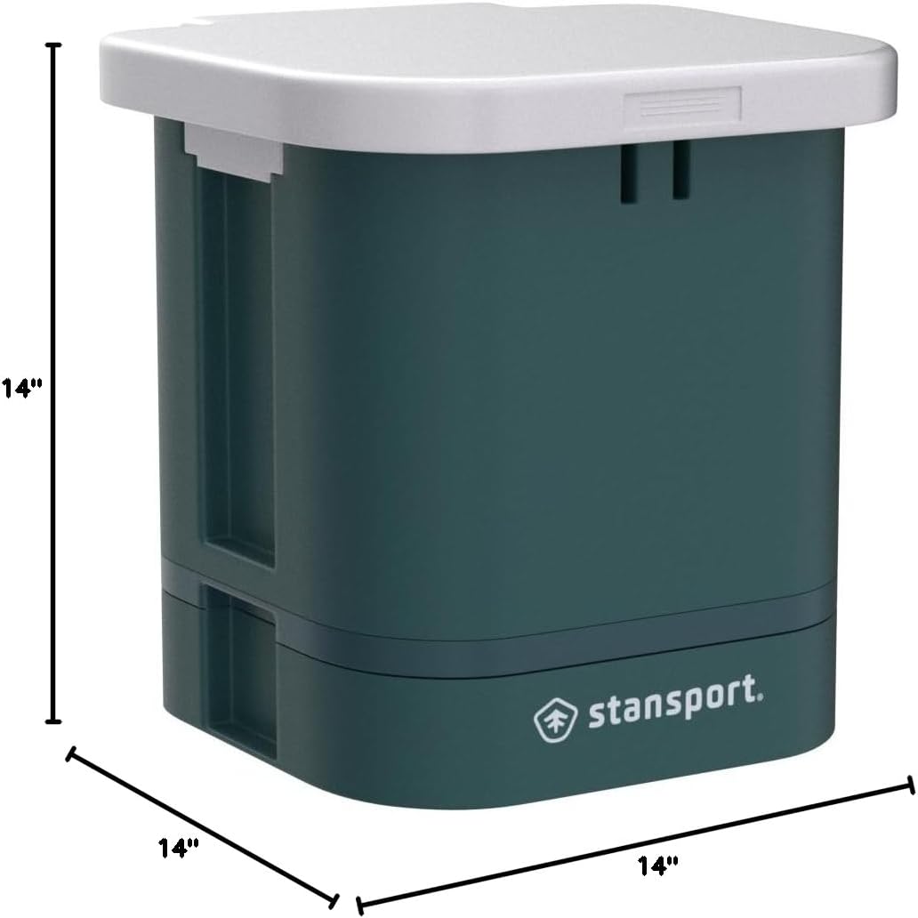 Stansport Easy-Go Portable Camp Toilet (273-100) 14" L x 14" W x 14" H
