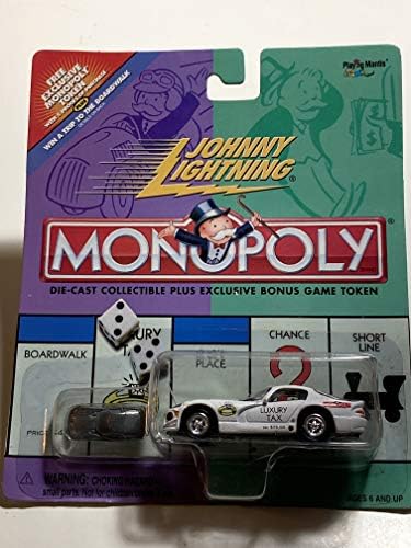 Johnny Lightning 2000 Monopoly Luxury Tax Dodge Viper Car
