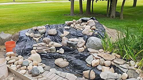 Lifeguard 15 ft. x 15 ft. EPDM Pond Liner – 45-Mil Rubber Liner for Outdoor Ponds, Waterfalls, Aquaponics, Retention Basins – Durable & Fish Safe