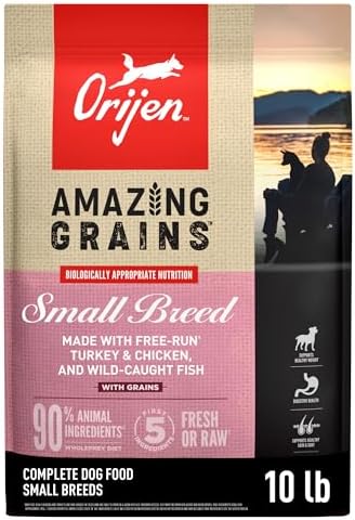 ORIJEN Grain Free WHOLEPREY Dry Dog Food Small Breed Recipe 10lb Bag