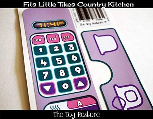 Toy Restore Replacment Stickers Fits Little Tikes Country Kitchen Set