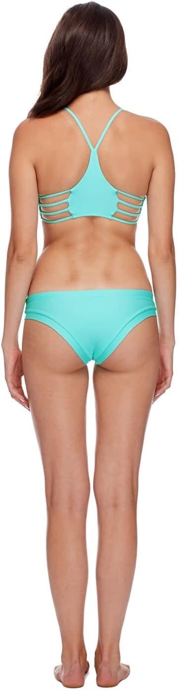 Body Glove Standard Smoothies Alani Solid Strappy Back Bikini Top for Women