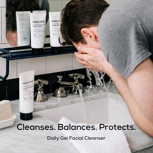 MARLOWE. Facial Cleanser, Daily Face Wash, Removes Dirt + Oil, 6 oz | Daily Face Wash that removes dirt, oil, and impurities for refreshed skin. Clean vegan formula with Original Sage + Fir scent