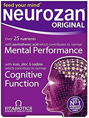 Vitabiotics Neurozan (30 Tablets) X 2 Twin Deal Pack 30Tabs | Vitabiotics Neurozan (30 Tablets)