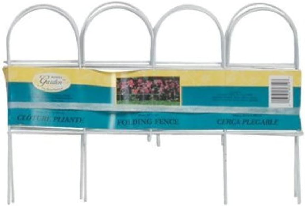 Panacea 89319 Mini Arch Folding Fence, White