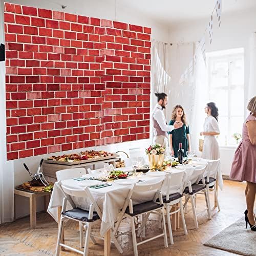 JOYIN Brick Wall Backdrop 30FT x 4FT Birthday Party Accessory Christmas Wall Decorations