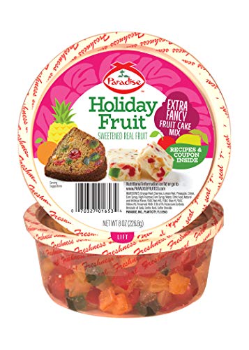 Paradise Fruit Cake Mix, Extra Fancy, 8 Ounce (Pack of 1)