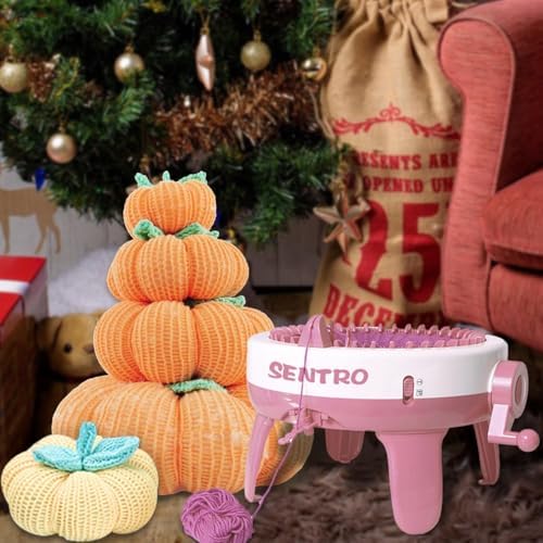 SENTRO Knitting Machine 48 Needles with Row Counter, Crochet Knitting Loom Machine for Beginners
