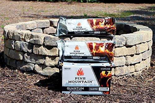 Pine Mountain Quantum 2.5 Hour Easy-Light Firelogs, 4 Count