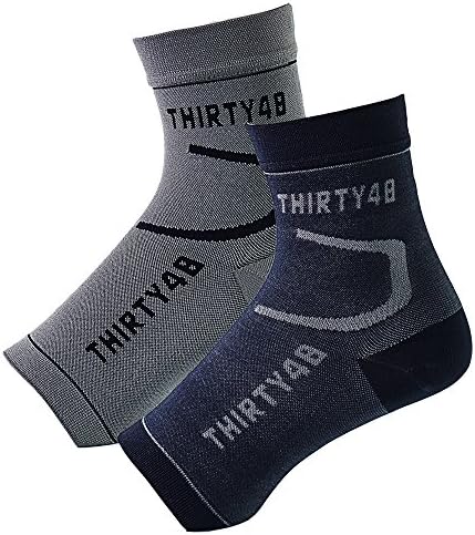 Plantar Fasciitis 20-30 mmHg Ankle Compression Socks, Foot Brace | Increase Blood Circulation, Relieve Arch Pain, Reduce Foot Swelling, Achilles Tendonitis, Open Toe Stabilizing Sleeve Wrap