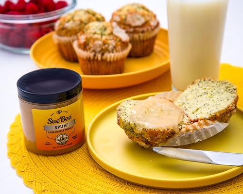 Sue Bee Premium Spun Honey, Pure Honey, Product of USA, US Grade A, Whipped Honey, 12 Ounce (Pack of 1)