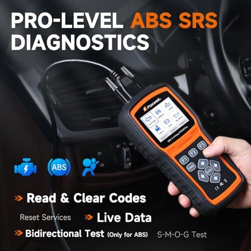 FOXWELL NT630 Plus OBD2 Scanner with ABS and SRS, ABS Auto Bleed, 4 Resets | Brake Code Reader, ABS Bidirectional Scan Tool