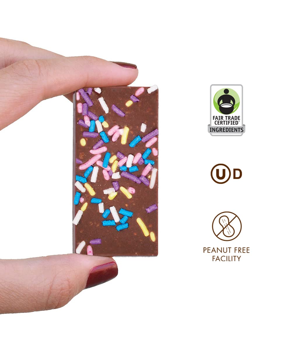 Chuao Chocolatier Salted Chocolate Crunch Dark Chocolate Mini Gourmet Chocolate Bar, 24-Ct. (0.39 oz. each)