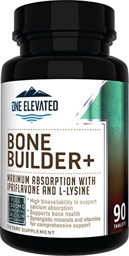 Comprehensive Bone Builder Calcium Supplement. Formulated with Highest Grade Calcium -Carbonate/Hydroxyapatite/Citrate, Magnesium, Zinc