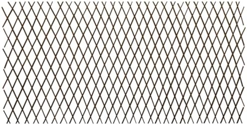 Natural Lattice Willow Trellis Fence for Climbing Plants,Expandable Garden Fence Wall Panel, Outdoor Decorative Wood Fence (1 Pieces)