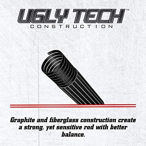 Ugly Stik 7’ Catfish Spinning Fishing Rod and Reel Catfish Combo, Ugly Tech Construction with Clear Tip Design