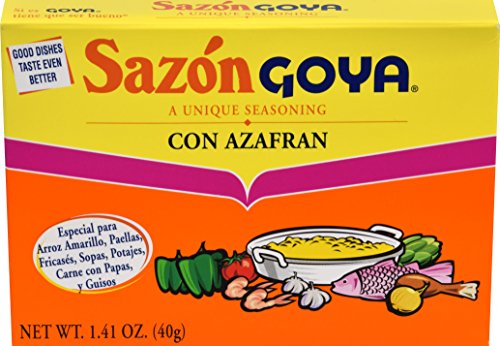 Goya Sazón Natural and Complete, Vegetables, All Purpose Seasoning, 3.52oz | Low Sodium Latin Spice Blend for Poultry, Seafood, Meat and Vegetables, All Purpose Mexican Seasoning, No Salt Added, Tasty